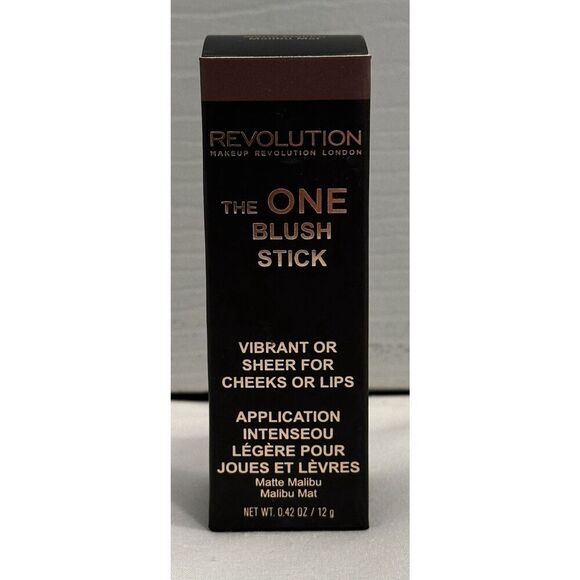 Revolution The One Matte Malibu Lip & Blush Stick 0.42 oz NEW - Picture 1 of 4
